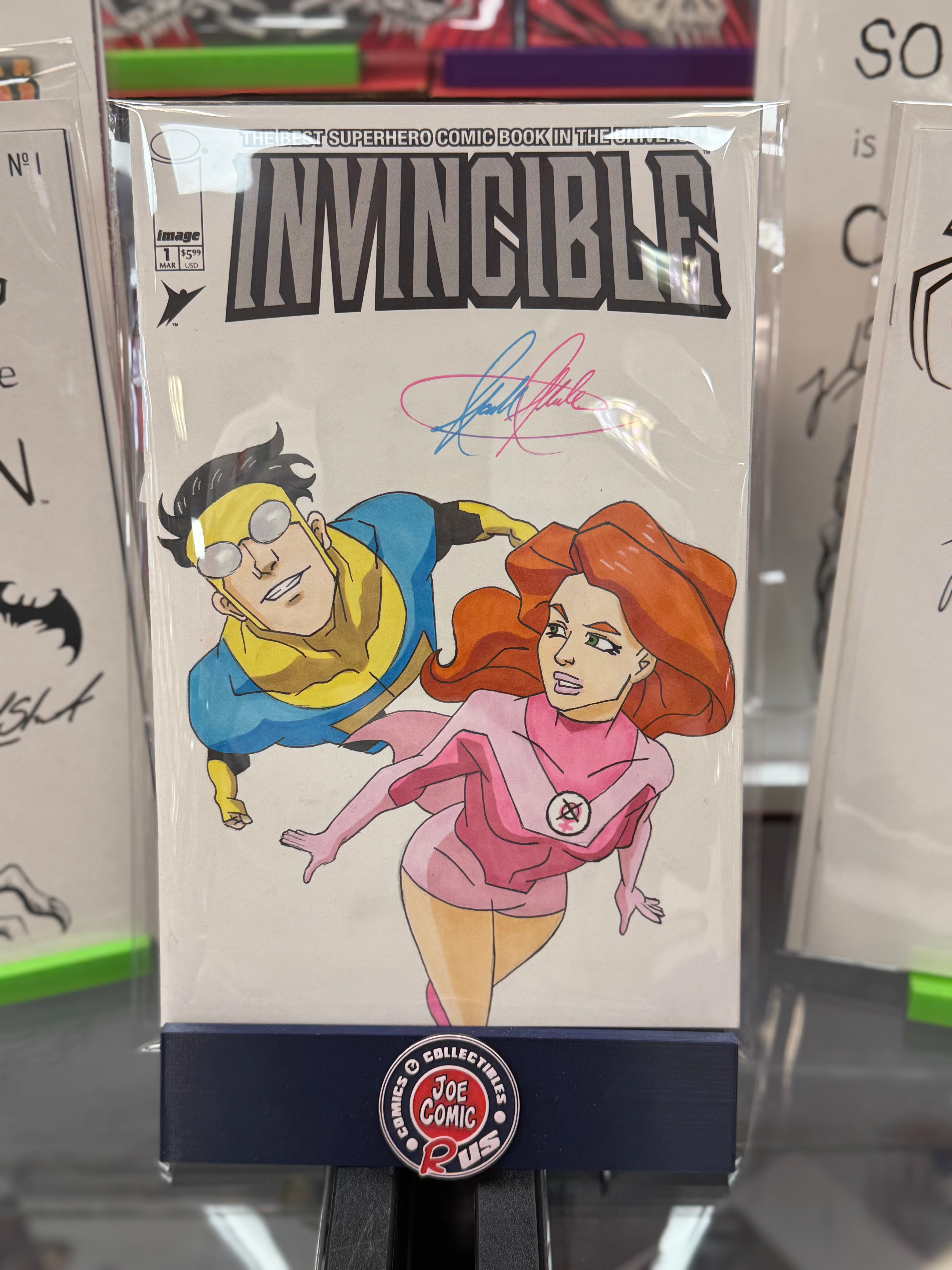 INVINCIBLE FULL COLOR SKETCH BY SCOTT STRAKA