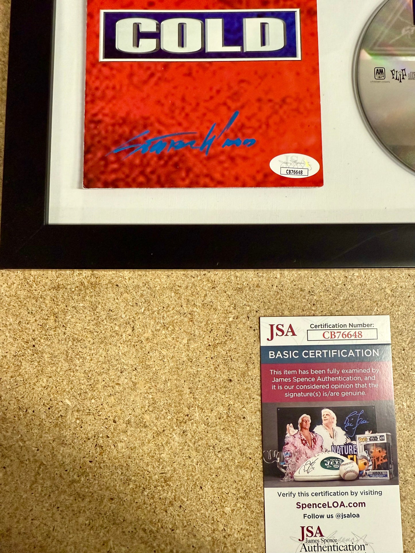 Scooter Ward Of Band Cold Signed “Self Titled” (1998) CD Booklet JSA COA