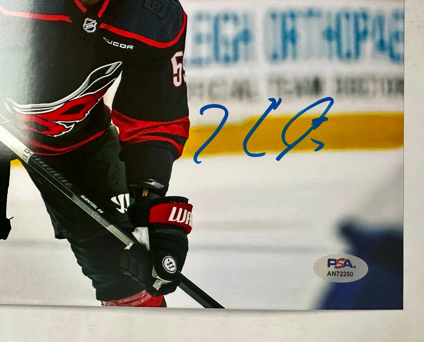 Jake Guentzel Signed Carolina Hurricanes 8X10 Photo With PSA/DNA COA