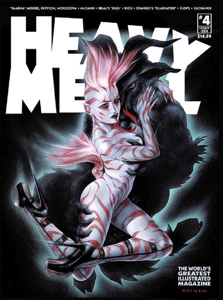 HEAVY METAL MAGAZINE #4 CVR A OLIVIA DE BERARDINIS (MR)