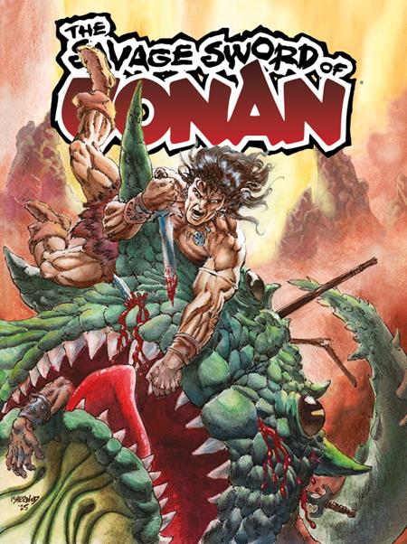 SAVAGE SWORD OF CONAN #12 CVR B GEOF ISHERWOOD VAR (MR)