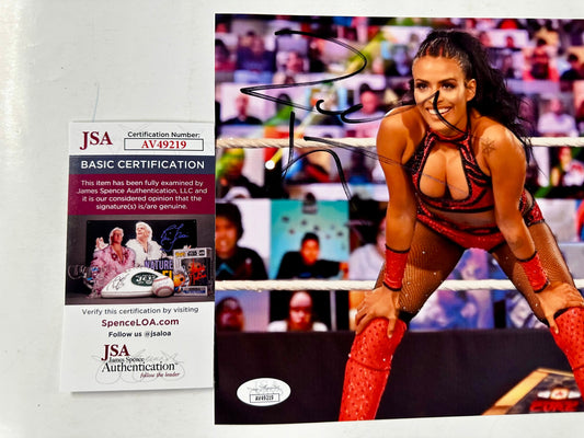 Zelina Vega Signed 8X10 Photo WWE Wrestling Latino World Order With JSA COA