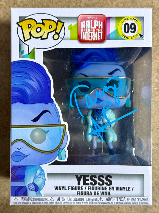 Taraji P. Henson Signed Disney Yesss Wreck It Ralph 2 Breaks The Internet Funko Pop! #09 With JSA COA