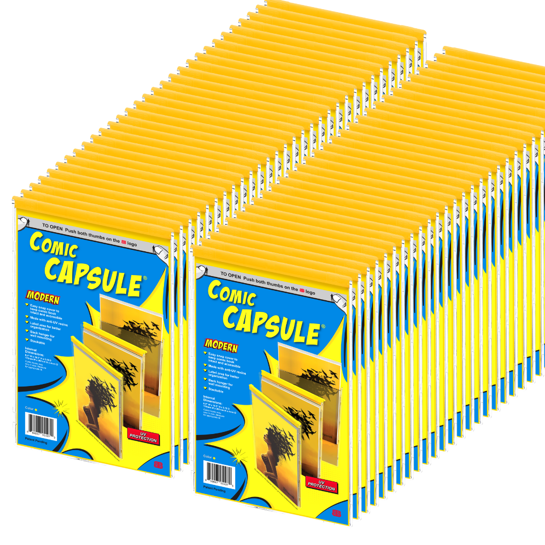 Yellow Modern Size ComicCapsule