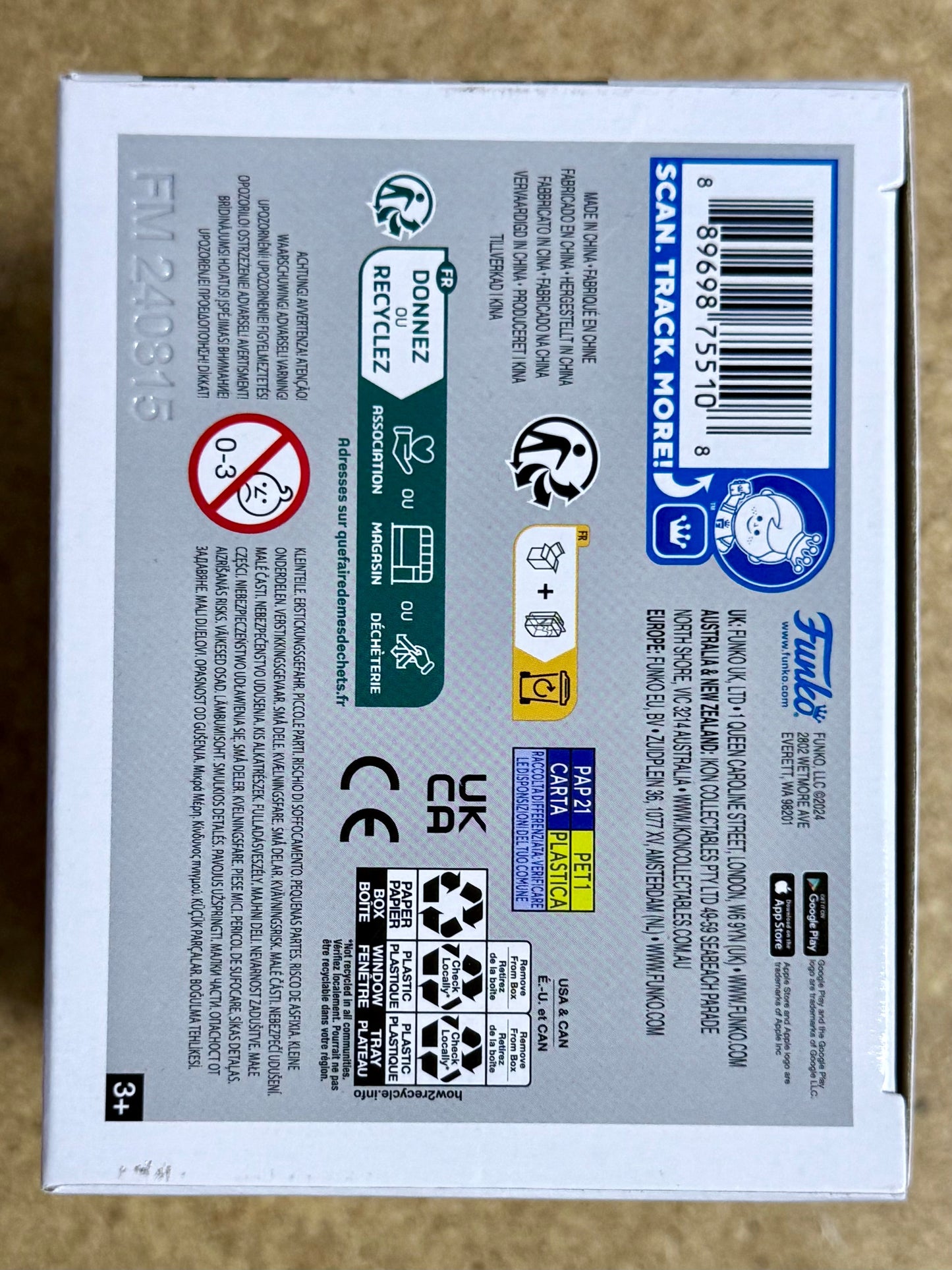 Funko Pop! Animation Uryu Ishida #1696 (Glow In The Dark) Chase Bleach 2024