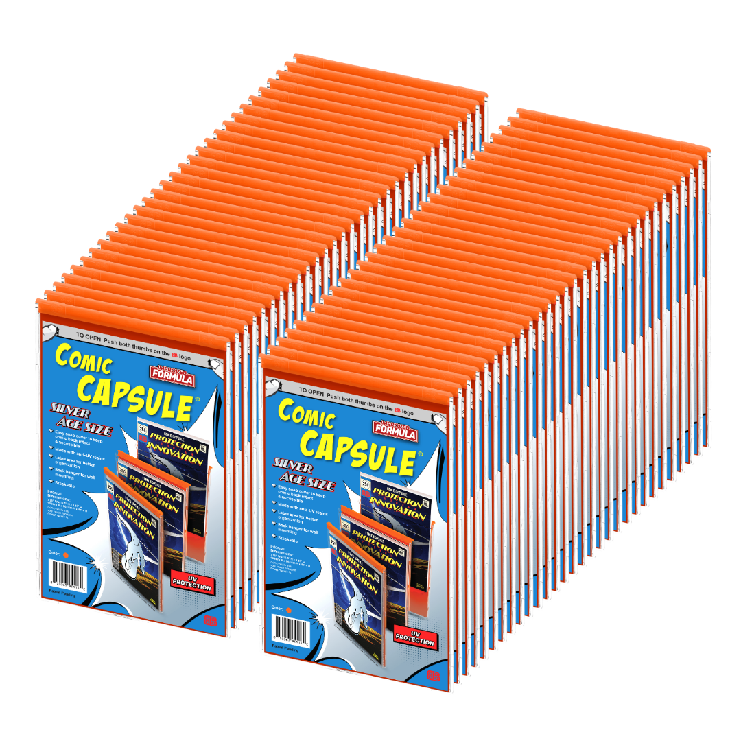 Orange SILVER Age Size ComicCapsule