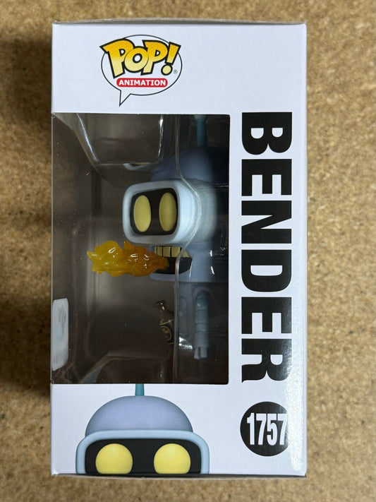 Funko Pop! Animation Bender (Flame Burp) #1757 Futurama Specialty Series 2024 Exclusive