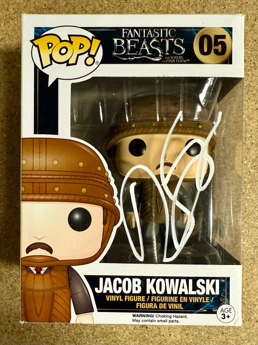 Dan Fogler Signed Fantastic Beasts Jacob Kowalski Funko Pop! #05 With JSA COA
