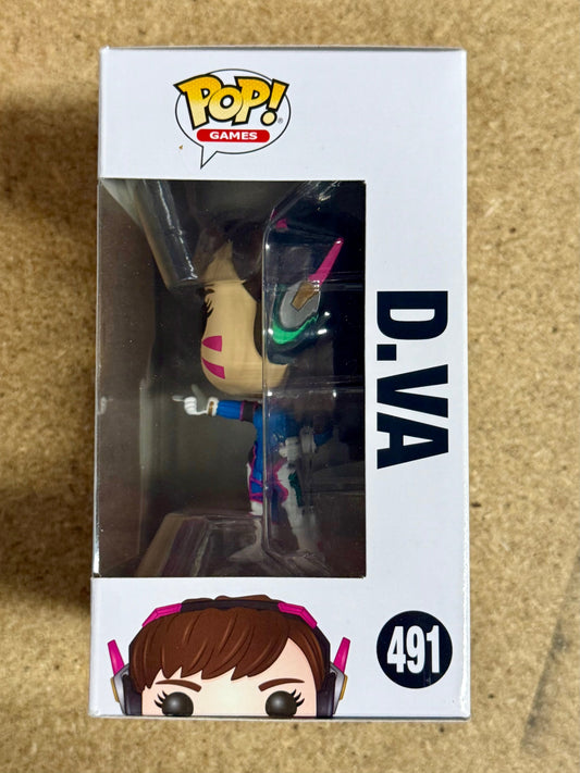 Funko Pop! Games D.VA (Hana Song) #491 Blizzard Overwatch 2019 Vaulted