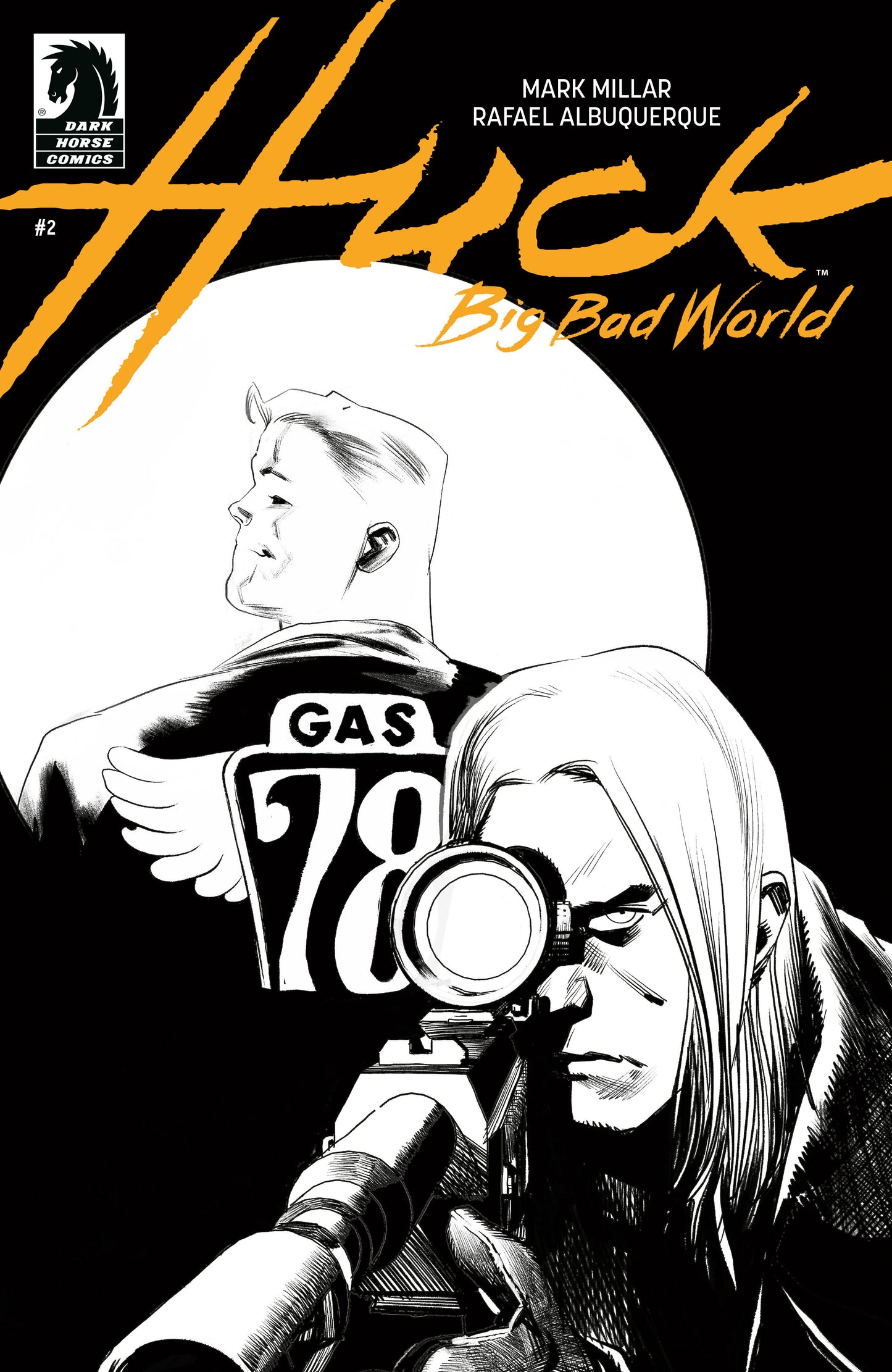 Huck: Big Bad World #2 (CVR B) (B&W) (Rafael Albuquerque)