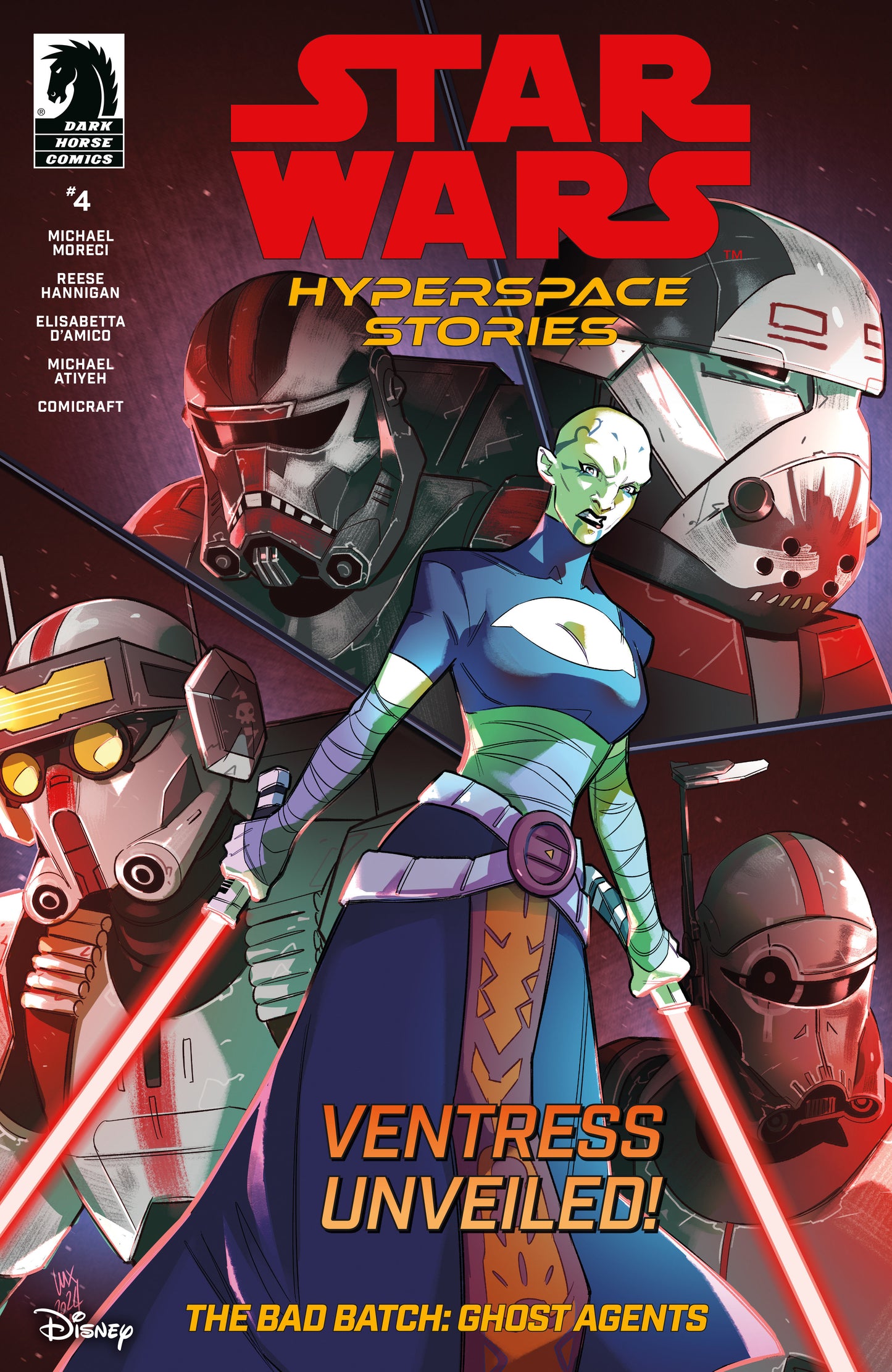 Star Wars: Hyperspace Stories: The Bad Batch-Ghost Agents #4 (CVR A) (Valeria Favoccia)