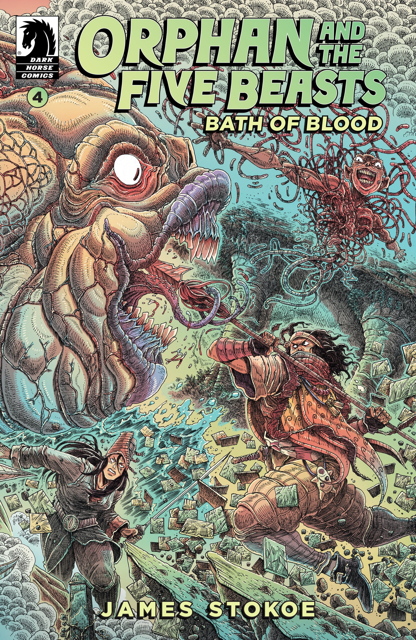 Orphan and the Five Beasts: Bath of Blood #4 (CVR A) (James Stokoe)