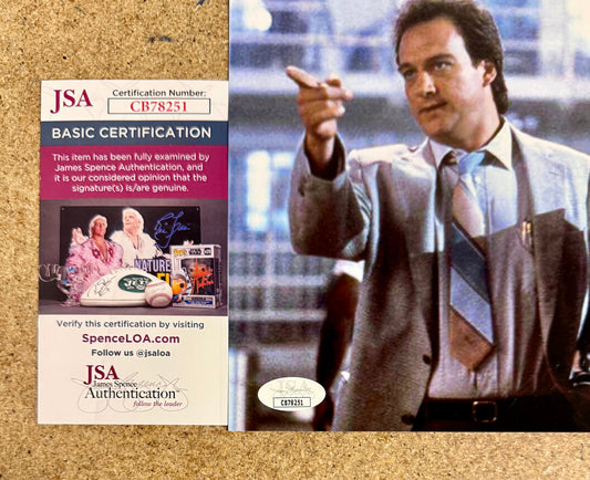 Jim Belushi Signed Autographed Red Heat 8X10 Photo With JSA COA