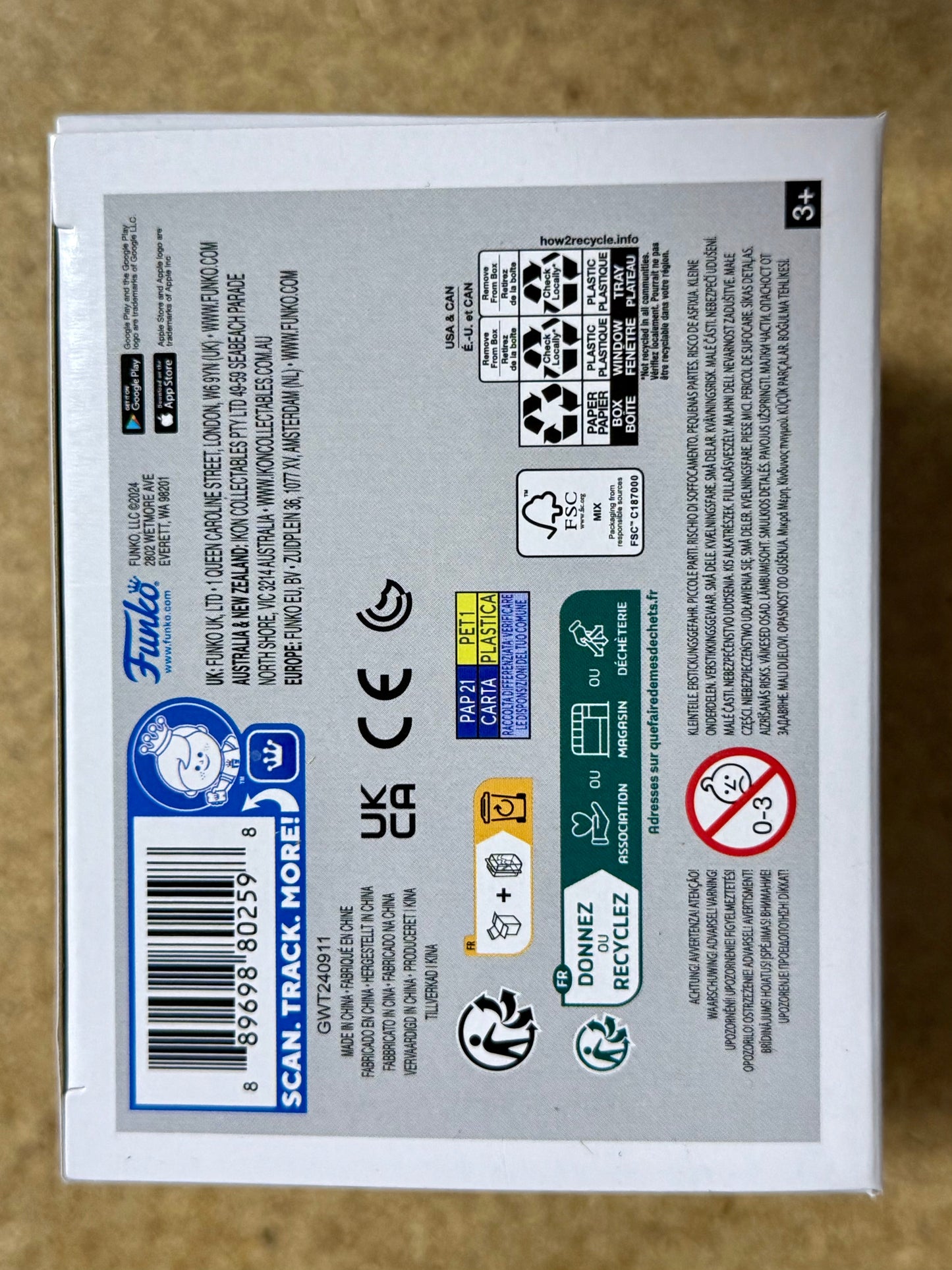 Funko Pop! Animation Grimmjow JaegerJaques #1820 Bleach 2024 Sixth Espada