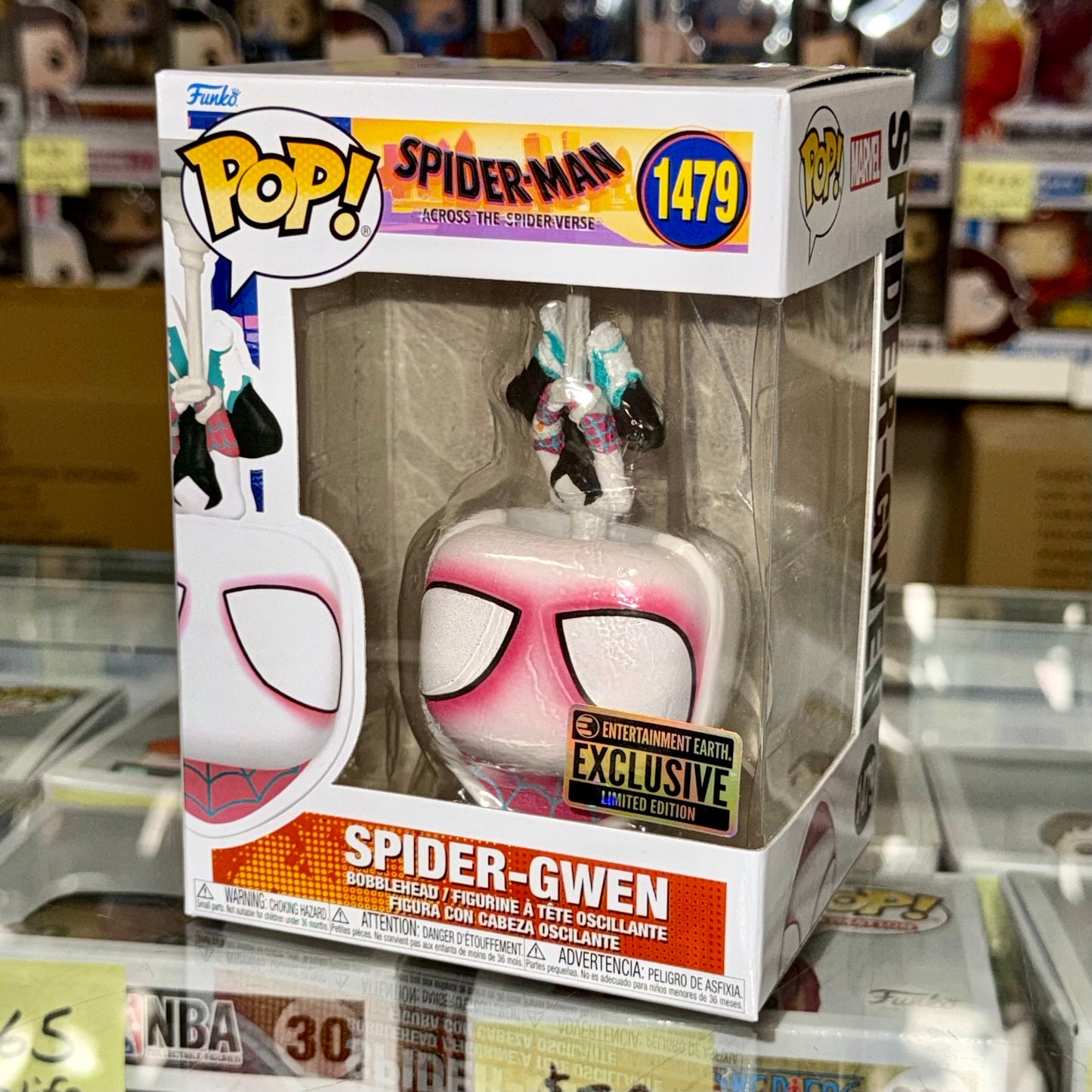 Funko Pop! Marvel Spider-Gwen Hanging #1479 Across The Spider-Verse 2025 Exclusive