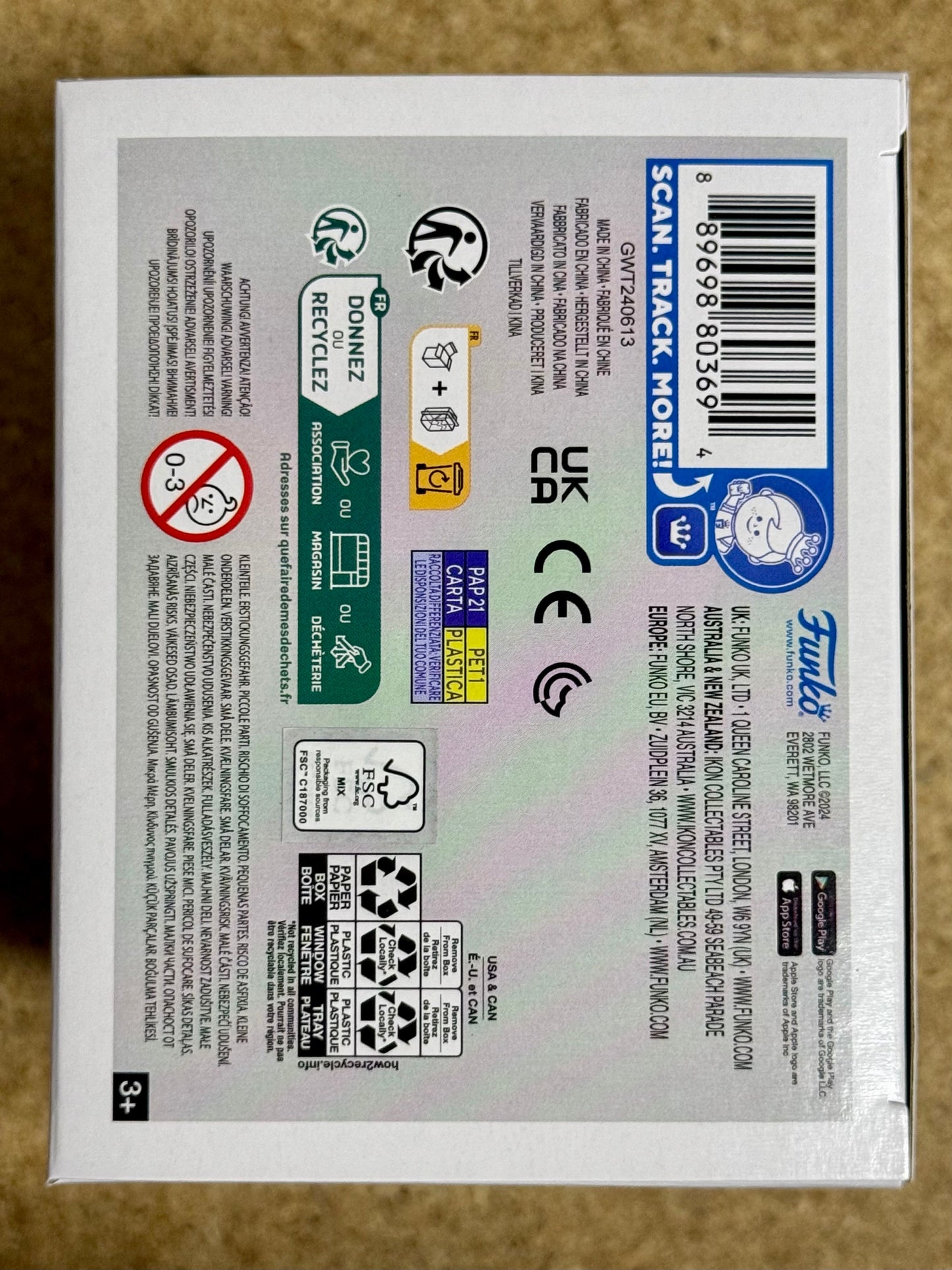 Funko Pop! Animation Chase Roronoa Zoro With Black Bandana #1775 One Piece 2024