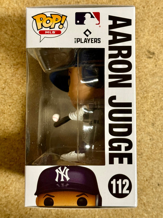 Funko Pop MLB Aaron Judge #112 New York Yankees Baseball Outfielder 2024