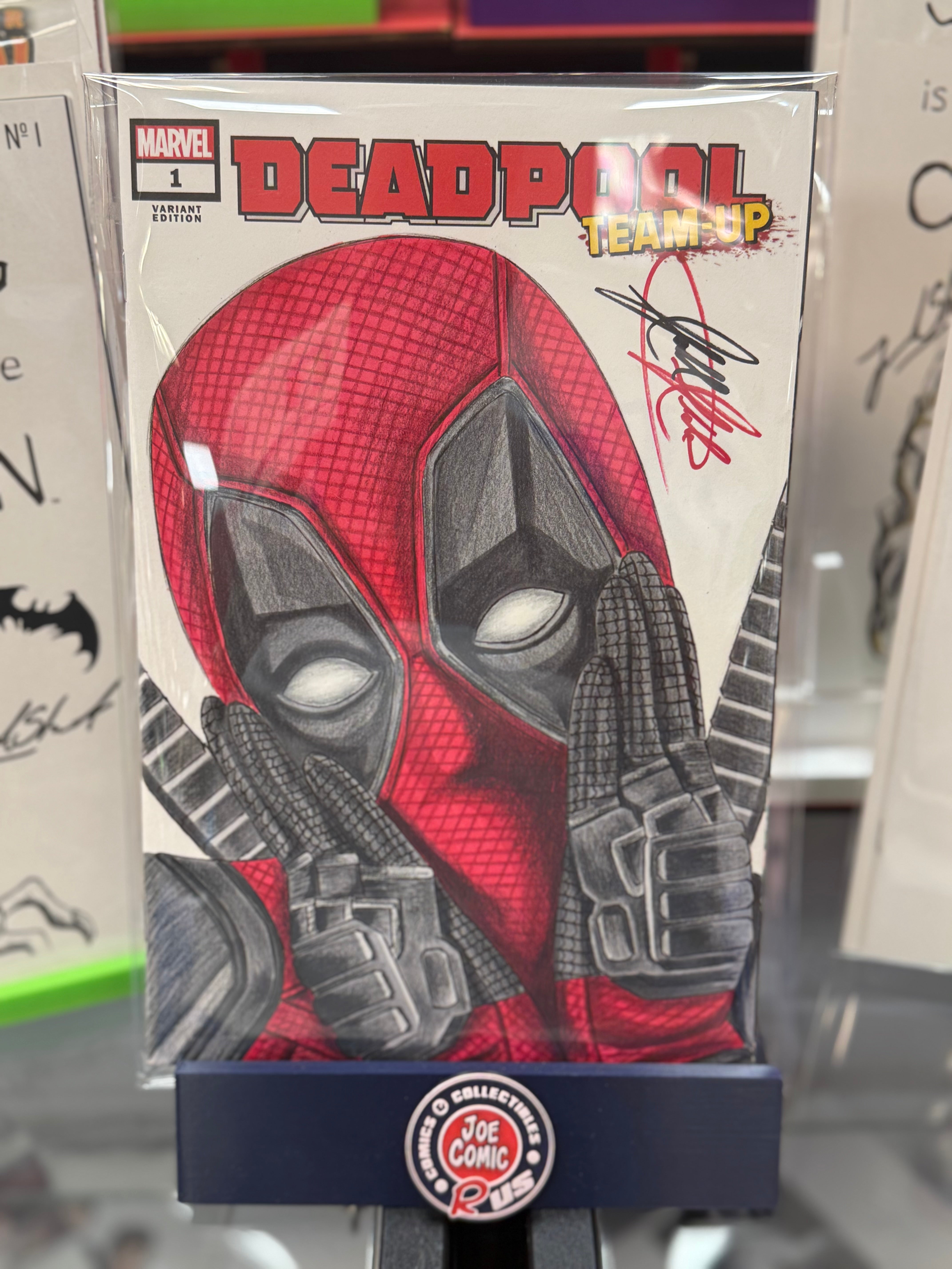 DEADPOOL FULL COLOR SKETCH BY SCOTT STRAKA