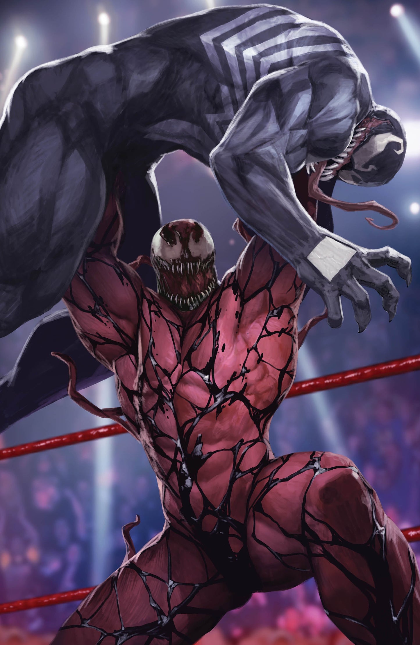 Carnage Black White And Blood #1 (Of 4) Skan Srisuwan Wrestling WWE Variant (03/31/2021) Marvel