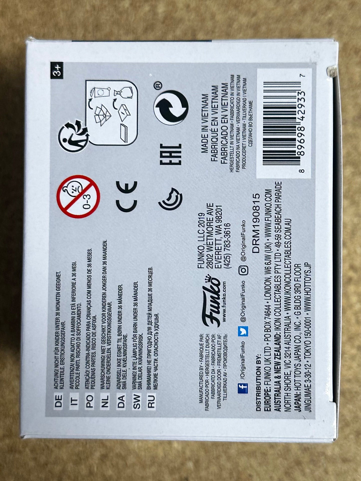 Funko Pop! Animation All For One With Mask #609 My Hero Academia 2019 Vaulted