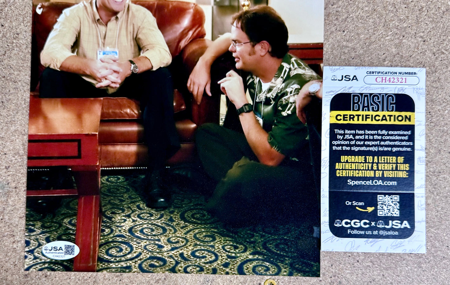 Charles “Chip” Esten Signed Josh Porter The Office 8x10 Photo With JSA COA