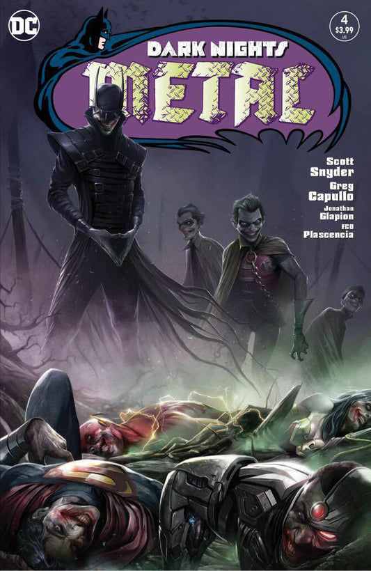 Dark Nights Metal 4 DC 2017 NM Francesco Mattina Variant Batman Who Laughs Joker