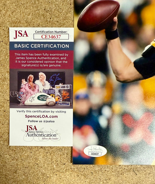 Mason Rudolph Signed Autographed NFL Pittsburgh Steelers QB 8x10 Photo JSA COA