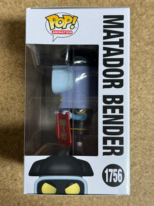 Funko Pop! Animation Matador Bender #1756 Futurama Season Four 2024