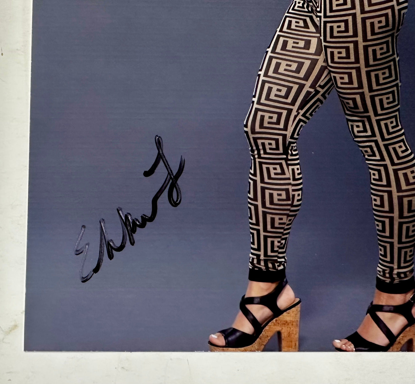 Elektra Lopez Signed 8X10 Photo WWE Wrestling Lagado Del Fantasma With JSA COA