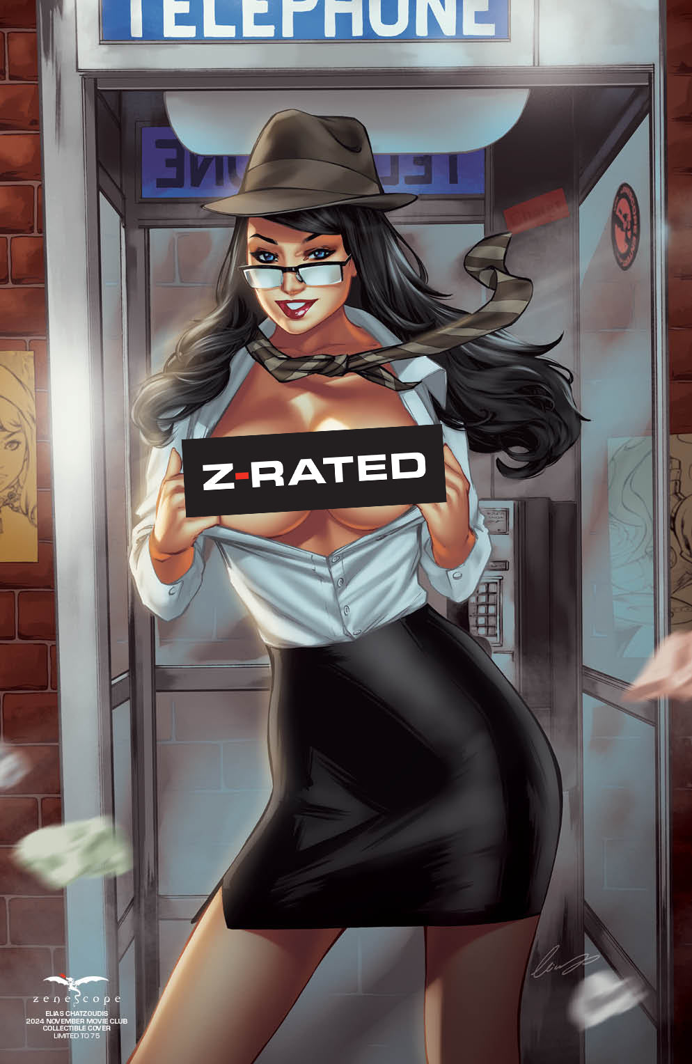 Elias Chatzoudis - 2024 November Movie Club Collectible Cover - LE 75