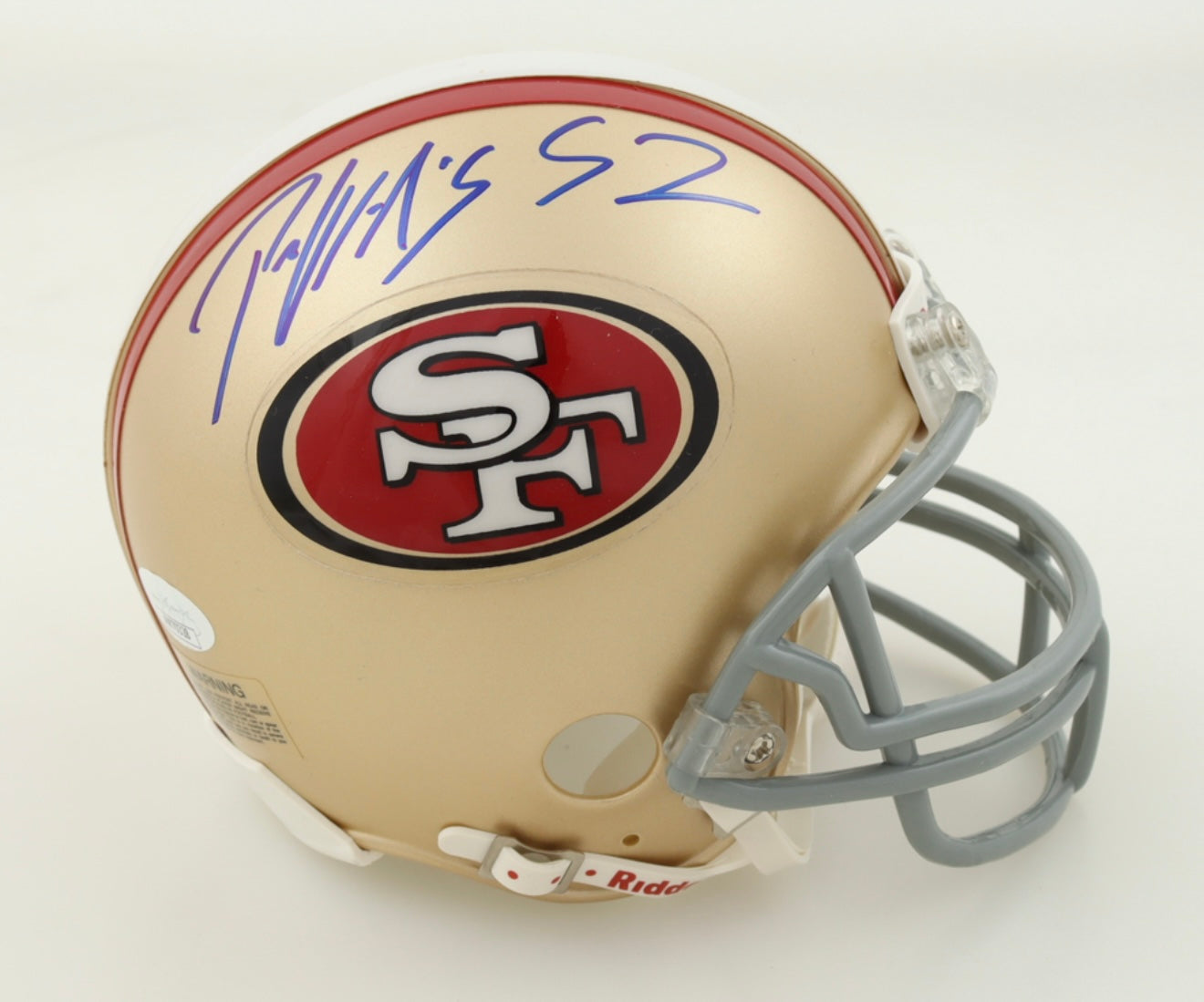 Signed Patrick Willis 49ers Helmet