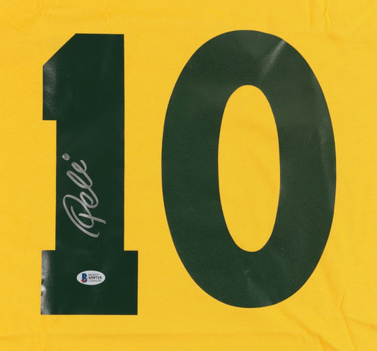 Pelé Brasil #10 Signed Jersey