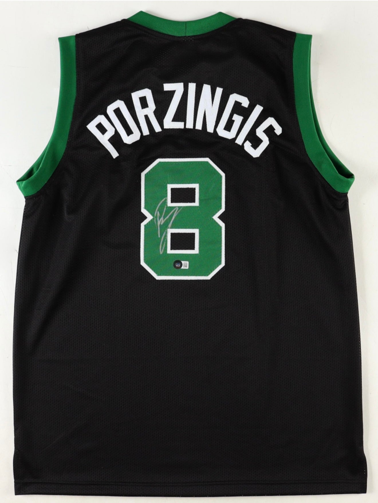 Signed Kristaps Porziņģis Celtics Jersey