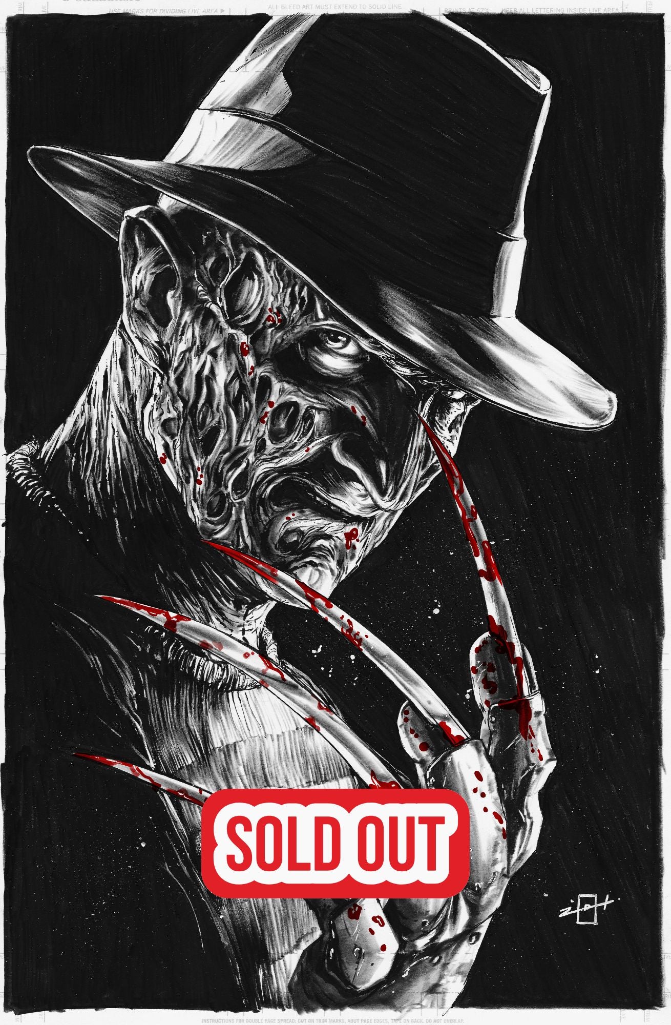 FREDDY FAME EMBOSSED SPOT FOIL LTD 50 BY JONATHAN URIBE BALTIMORE COMICON EXCLUSIVE