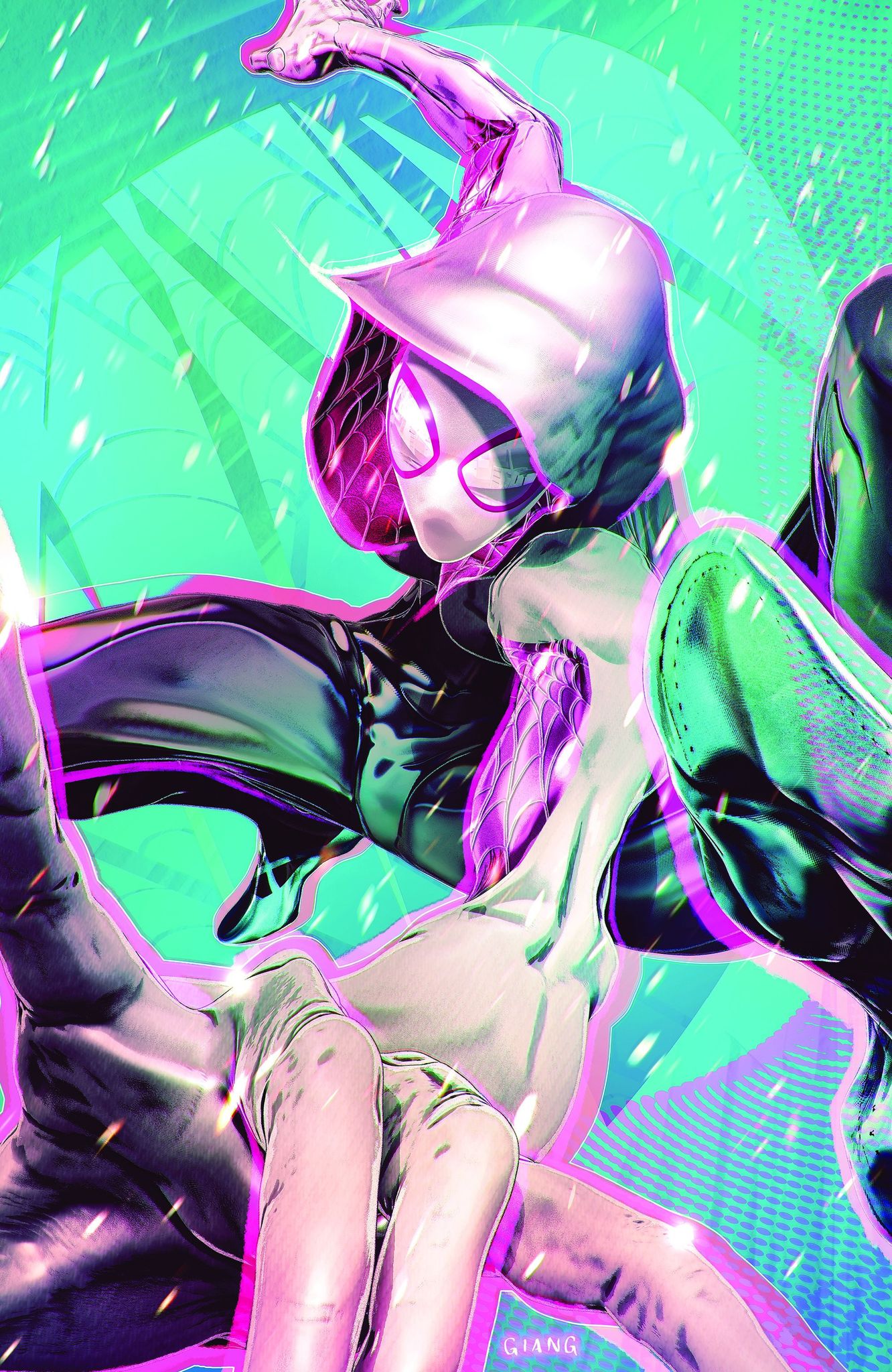 SPIDER-GWEN: GHOST SPIDER #4 (JOHN GIANG EXCLUSIVE TRADE/VIRGIN VARIANT SET)(2024)