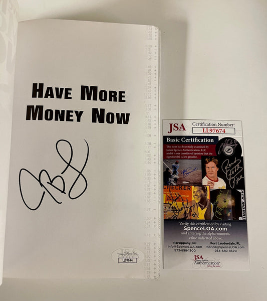 John Bradshaw Layfield Signed WWE Have More Money Now Book With JSA COA APA
