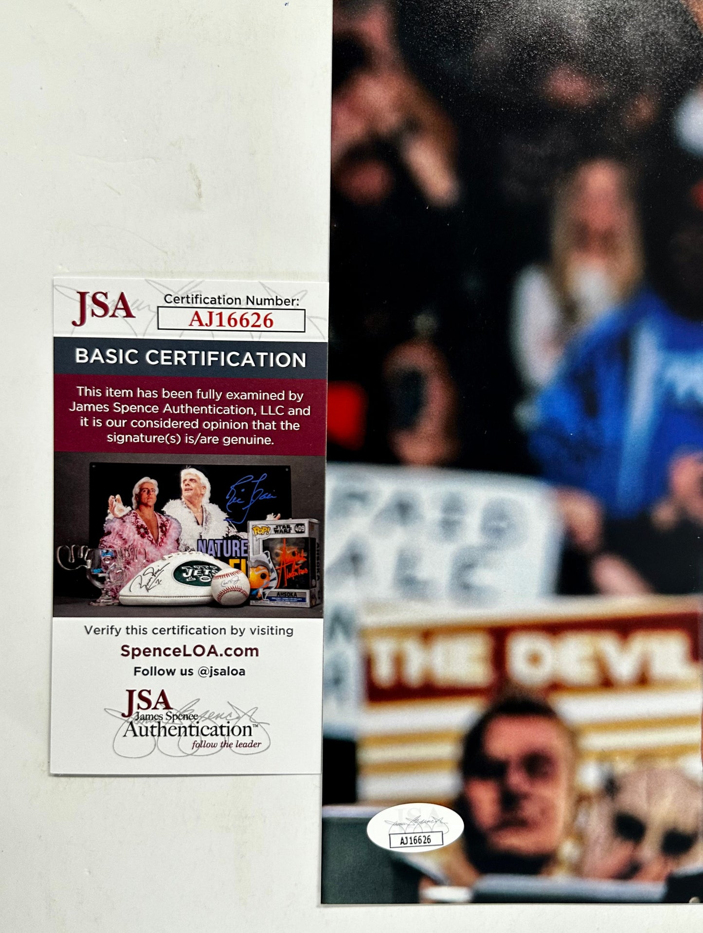 Maxwell Jacob Friedman “MJF” Signed AEW Wrestling Champion 11X14 Photo JSA COA