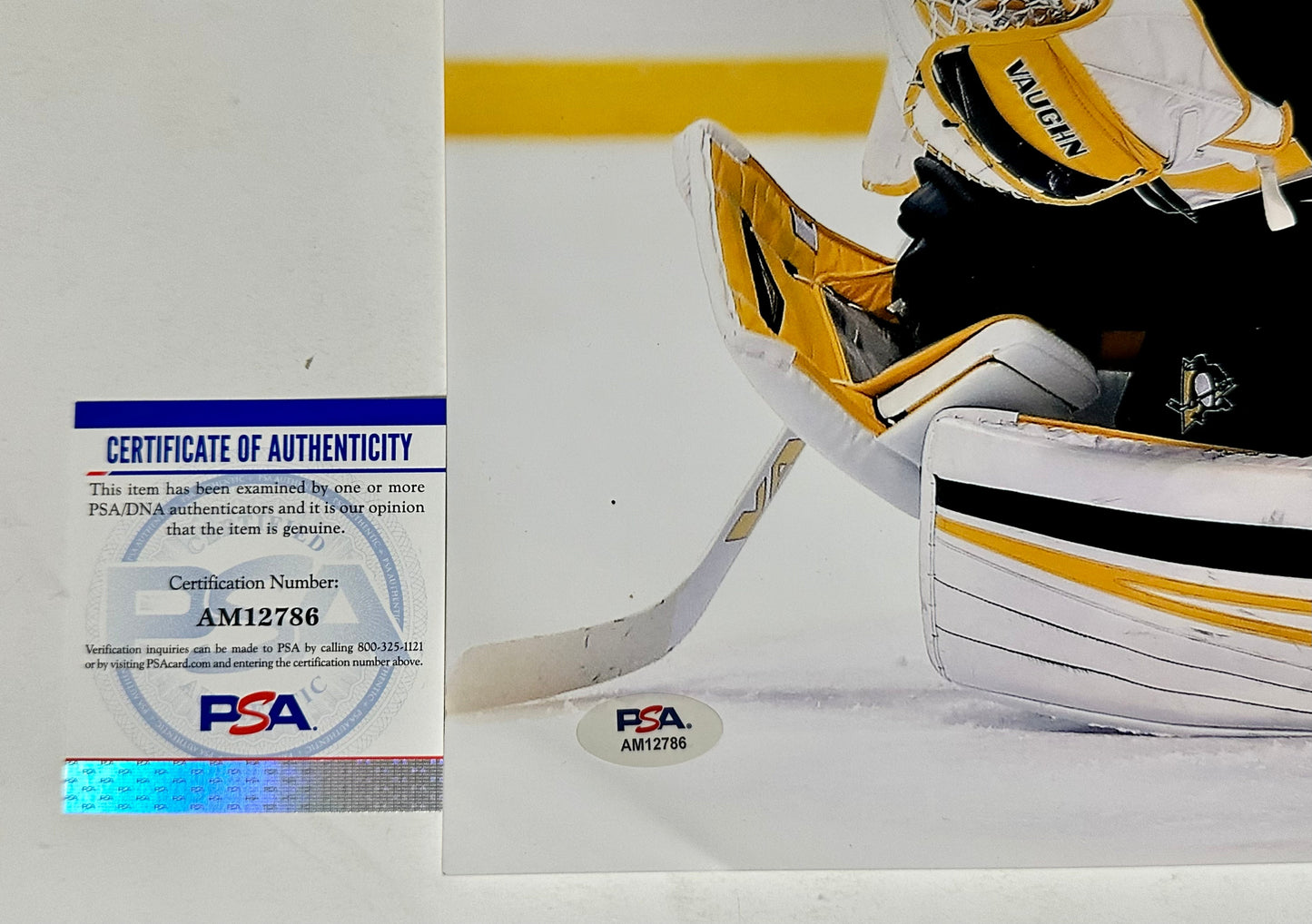 Matt Murray Pittsburgh Penguins Signed Autographed 11x14 Photo With PSA/DNA COA