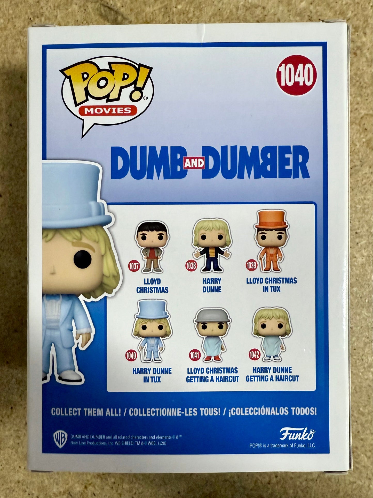 Jeff Daniels Signed Harry Dunne Dumb & Dumber Funko Pop! #1040 With JSA COA