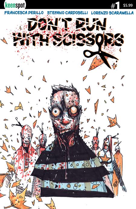 DONT RUN WITH SCISSORS #1 CVR C STEFANO CARDOSELLI ZOMBIE VAR