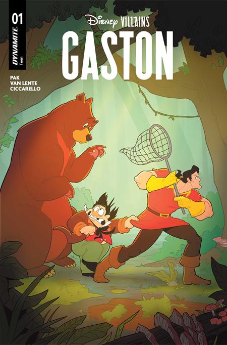 DISNEY VILLAINS GASTON #1 CVR B TED BRANDT AND RO STEIN VAR