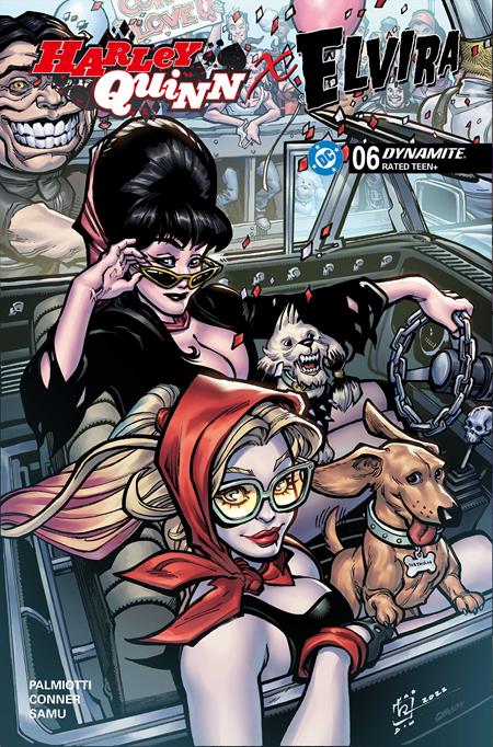 HARLEY QUINN X ELVIRA #6 CVR B CHAD HARDIN VAR