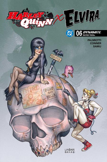 HARLEY QUINN X ELVIRA #6 CVR C JOSEPH MICHAEL LINSNER VAR
