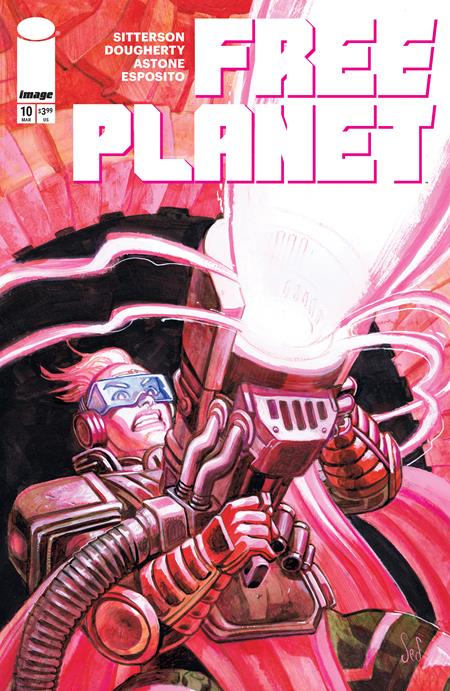 FREE PLANET #10 CVR B JED DOUGHERTY VAR