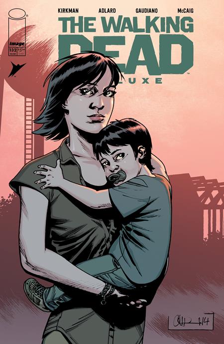 WALKING DEAD DELUXE #132 CVR B CHARLIE ADLARD & MAVE MCCAIG VAR (MR)