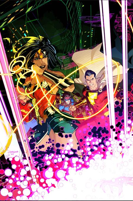 JUSTICE LEAGUE UNLIMITED #6 CVR A DAN MORA CONNECTING (WE ARE YESTERDAY)