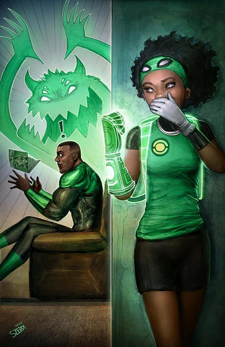 GREEN LANTERN CORPS #3 CVR D NATHAN SZERDY CARD STOCK VAR