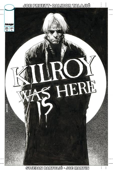 KILROY IS HERE (ONE SHOT) CVR B BRIAN BOLLAND B&W VAR