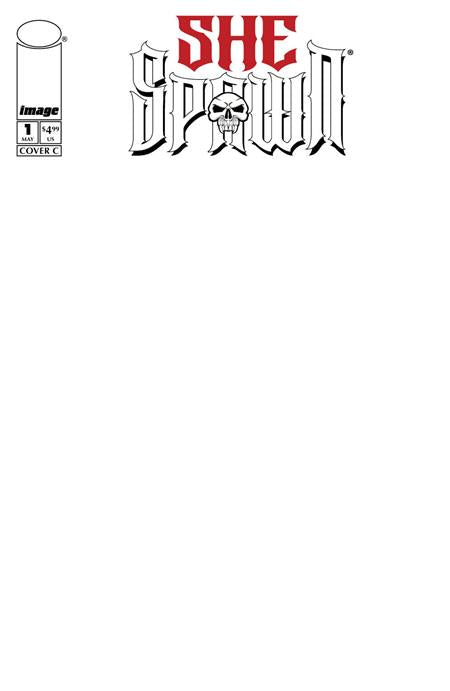 SHE-SPAWN #1 (OF 5) CVR C BLANK SKETCH VAR