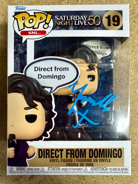 Marcello Hernandez Signed SNL 50 Saturday Night Live Direct From Domingo Funko Pop! #19 With JSA COA
